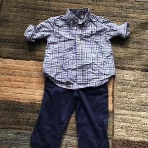 Baby boy Polo by Ralph Lauren outfit- 12 months